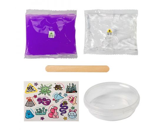 Научно-познавательный набор "Мега-Лизун", фиолетовый, модели «Re-Агенты» EX007T EX007T