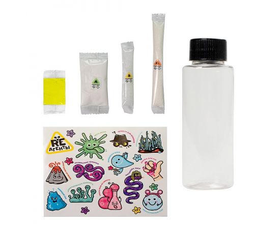 Научно-познавательный набор "Много пены из ничего", желтый, модели «Re-Агенты» EX014T EX014T