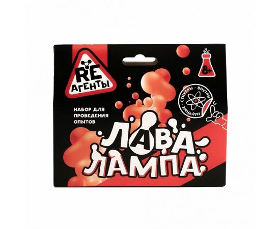 Научно-познавательный набор "Лава-лампа", красный модели Re-агенты EX163T EX163T