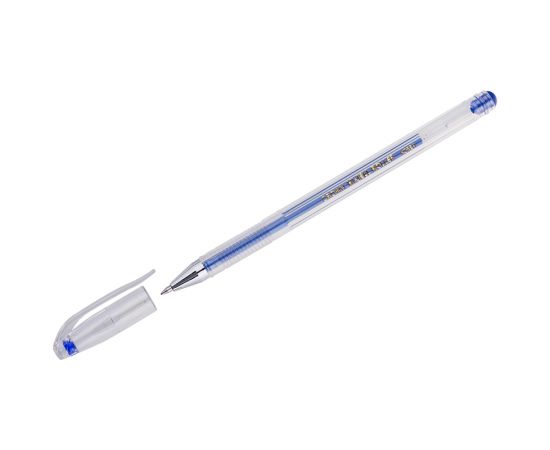 Ручка гелевая Crown "Hi-Jell Metallic" синяя металлик, 0,7мм HJR-500GSM