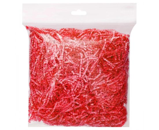 Бумажный наполнитель 2мм, MESHU, 100г, красный MS_55198