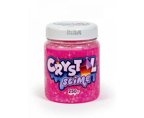 Лизун Crystal slime, розовый, 250г S500-20181 S500-20181