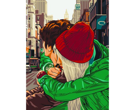 Картина по номерам на картоне ТРИ СОВЫ "Любовь", 30*40, с акриловыми красками и кистями КК_44044