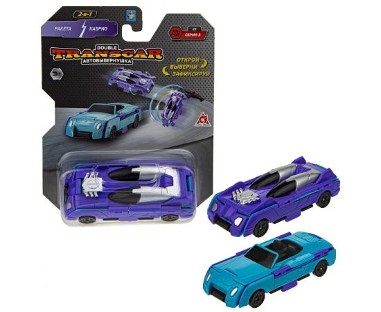 Transcar Double: Ракета – Кабрио, 8 см, блистер Т20791 Т20791