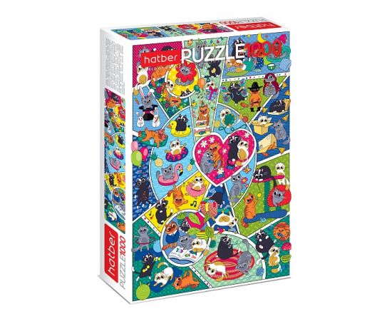 ПАЗЛЫ-ИГРА 1000 элементов А2ф 480х680мм  -КотоВасия 1000ПЗ2_29944