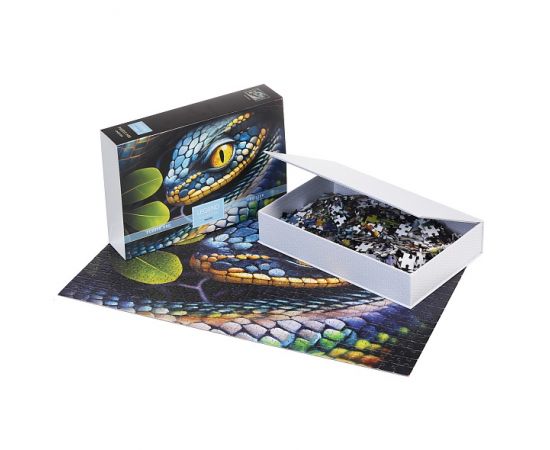 "Premium" ПАЗЛЫ-ИГРА 500 элементов А2ф 480х330мм LEGEND  Macro -Анаконда-  в подарочн. коробочке + Постер 500ПЗ2_30216