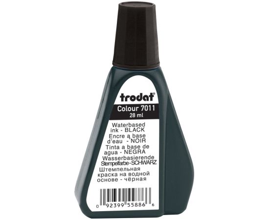 Штемпельная краска Trodat, 28мл, черная (52970) 7011ч
