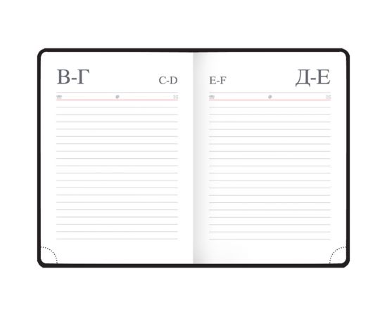 Ежедневник недатир. А6, 136л., кожзам, OfficeSpace "Winner", желтый En6_12737