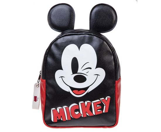 Рюкзак Hatber Teen -Микки Маус- 21,5х27х11,5см Экокожа 1 отделение ( DISNEY) KB_074170