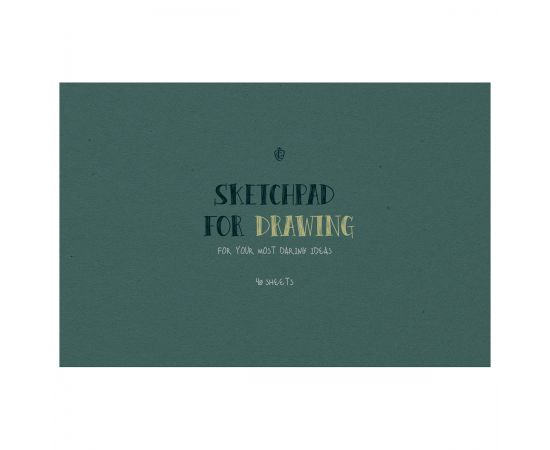 Альбом для рисования 40л., А4, на склейке Greenwich Line "Brave idea", 120г/м2 PS40ck-50690