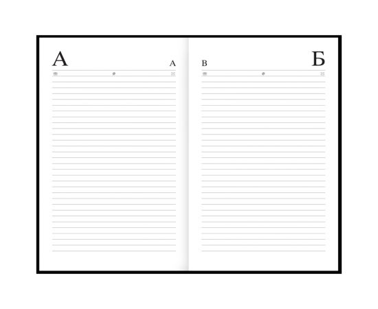Ежедневник недатированный А5, 136л., 7БЦ OfficeSpace "Стиль. Inspirational quotes", матовая ламинация, тиснение серебряной фольгой Ен5т136_46302