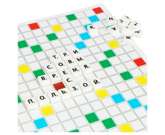 Игра настольная ТРИ СОВЫ "Словодел", 27*27см, картонная коробка НИ_54127