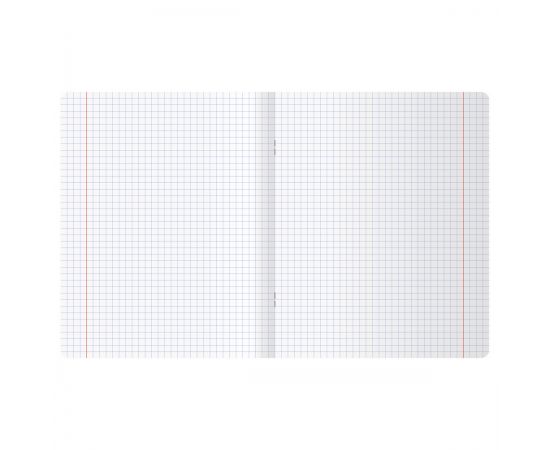 Тетрадь 24л. клетка BG "UniTone. Neon", пластиковая обложка, неон голубой Т5ск24_пл 12462