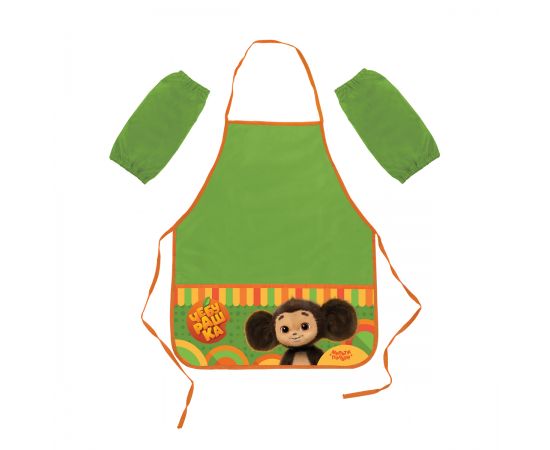 Фартук с нарукавниками Мульти-Пульти "Чебурашка", 53,5*44,5см, 1 карман ЧБТ_53180