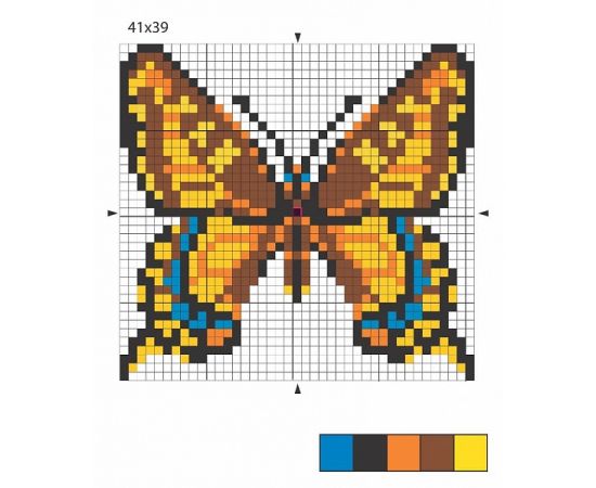 Вышивка "Бабочка" (с пяльцами) 00337 00337