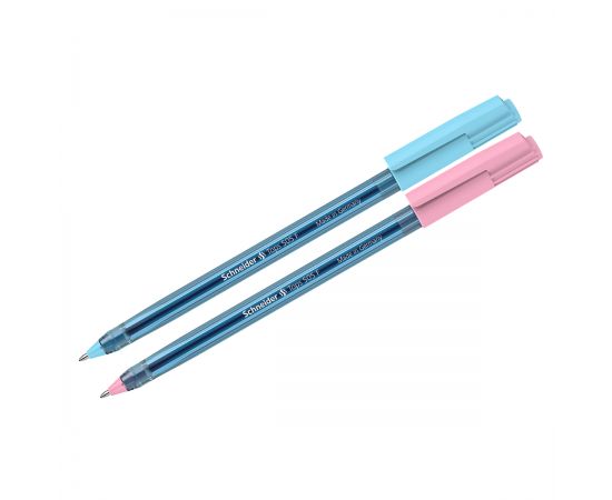 Ручка шариковая Schneider "Tops 505 F Bubble Gum" синяя, 0,8мм, прозрачный корпус 150510