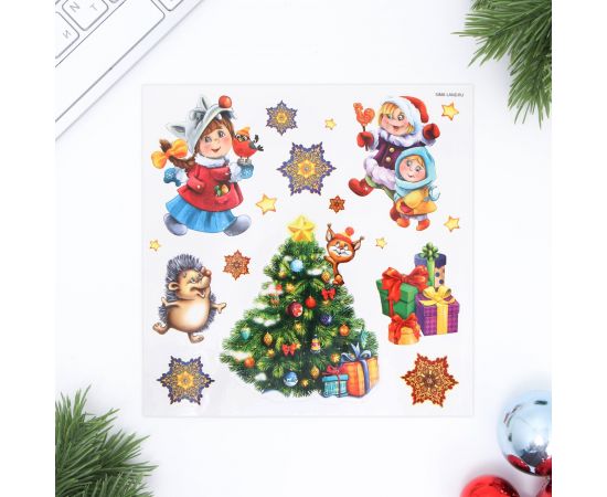 Письмо Деду Морозу с наклейками «Веселые ребята» 22 х 15,3 см 2400436