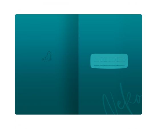 Планер недатированный, 32л., 135*210мм, на скобе MESHU "Neko", матовая ламинация, голографическая фольга MS_53282