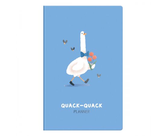 Планер недатированный, 32л., 135*210мм, на скобе MESHU "Quack-Quack", матовая ламинация, выб. лак MS_53283