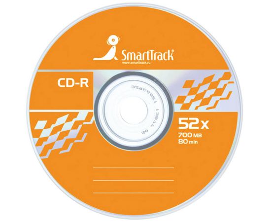Диск CD-R 700Mb Smart Track 52x Cake Box ST000151