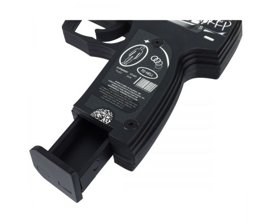 Пистолет деревянный ТРИ СОВЫ USP-S, серия легендарный, "Билет в темноту", подложка ХДФ с европодвесом, термоусадка ПД1ЮС001