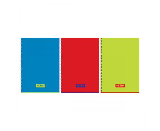 Тетрадь 120л., А4, клетка, на гребне BG "Copybook", глянцевая ламинация Т4гр120_лг 12477