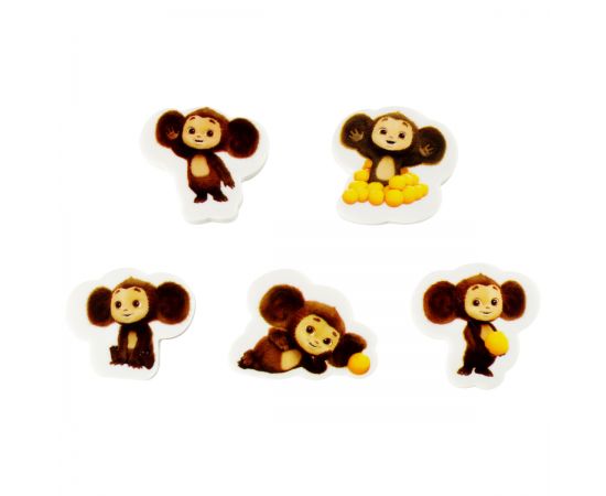 Ластик Мульти-Пульти "Чебурашка", фигурный, термопластичная резина, 40*30*13мм, ассорти ЧБ_54161