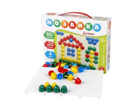 Мозаика «Домик» 60 элементов 02210 02210