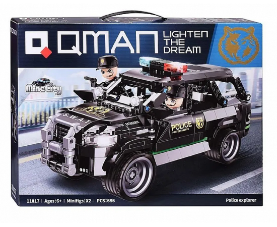 Конструктор 11017 686дет Police explorer 11017