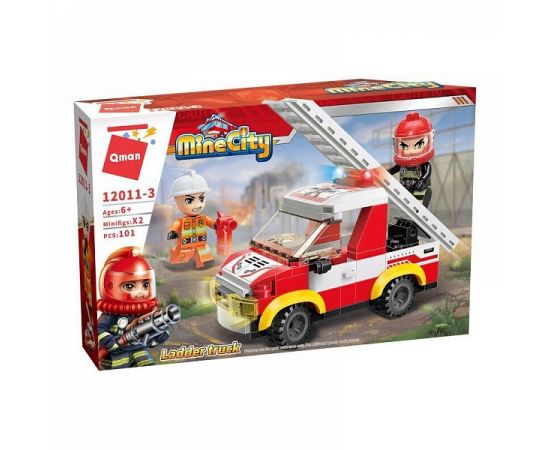 Конструктор 12011-3 MineCity Ladder truck 101дет 12011-3