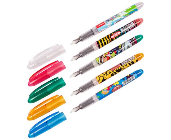 Ручка перьевая Luxor "Ink Glide", 1 картридж, корпус ассорти 8901198014829