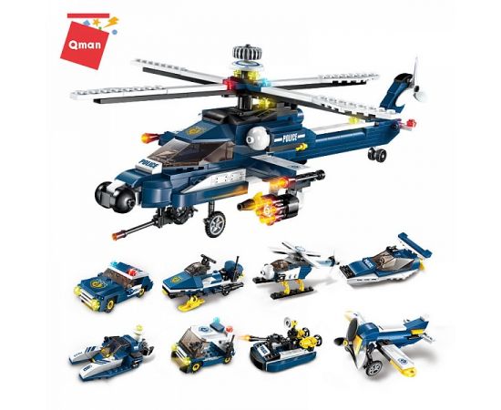 Конструктор Qman Fighter Toucans 1801-7  (Combat Zones. Серия Air-Cushion ) 47 деталей 1801-7