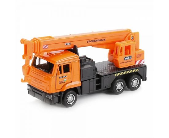 Машина металл KAMAZ КРАН, 12 см, двери, подвиж. дет., инерц 235874 235874