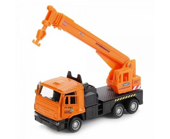 Машина металл KAMAZ КРАН, 12 см, двери, подвиж. дет., инерц 235874 235874