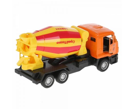 Машина металл KAMAZ БЕТОНОМЕШАЛКА 12 см, двери, подв. дет., инерц 235875 235875