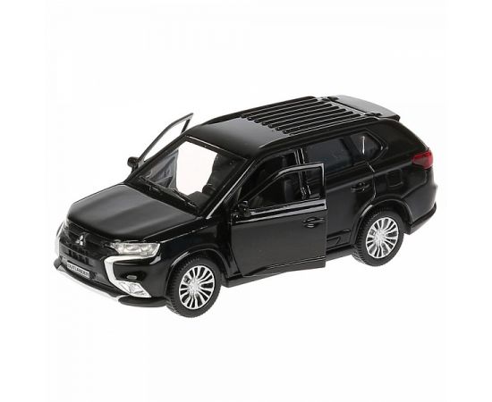 Машина металл MITSUBISHI OUTLANDER 12 см, двери, багаж, инерц, черный, 273059 273059