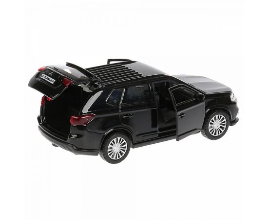 Машина металл MITSUBISHI OUTLANDER 12 см, двери, багаж, инерц, черный, 273059 273059