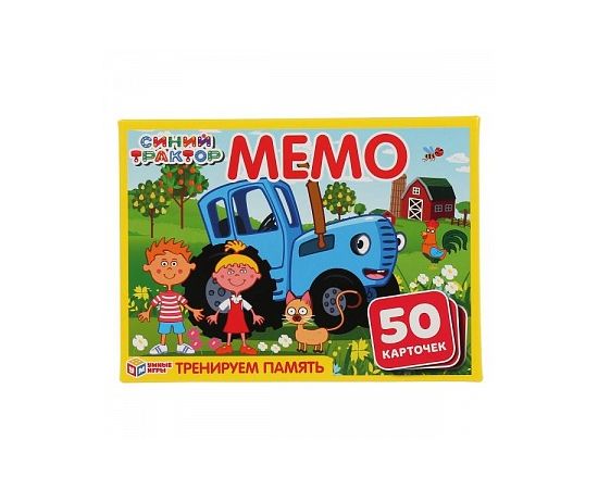 Мемо "Синий трактор" 50 карточек 301337 301337