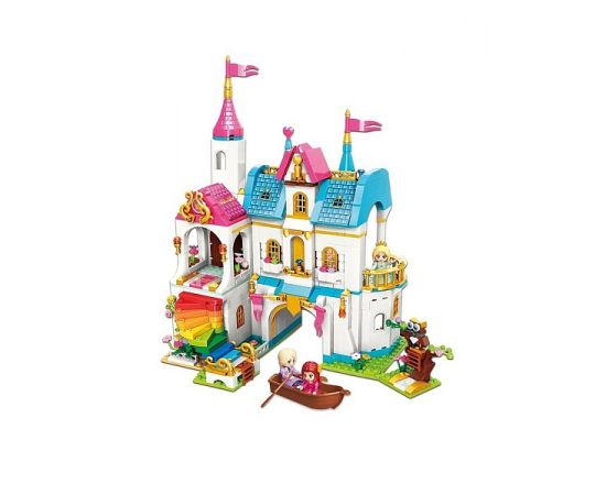 Конструктор 32014 605дет Princess leah Lake Rainbow Castle 32014