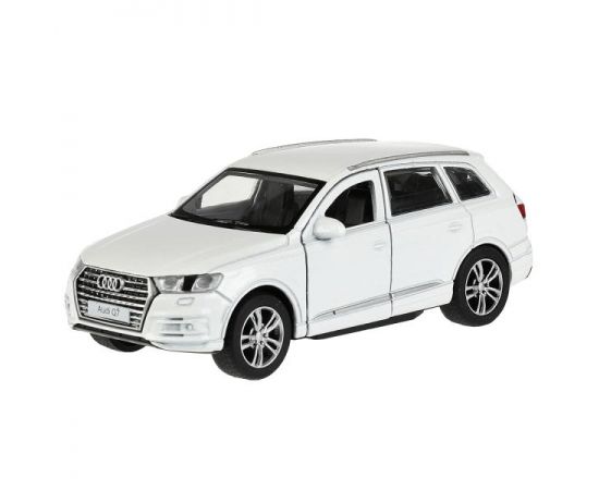 Машина металл AUDI Q7 длина 12 см, двер, багаж, инер, белый 325386 325386