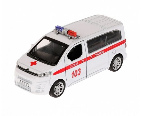 Машина металл CITROEN SPACE TOURER СКОРАЯ 12 см, двер, инер, бел 329200 329200