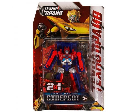 Робот супербот "Технодрайв" трансформирующийся, 24,5*16*5,5см 335019 335019
