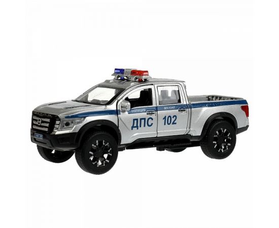 Машина металл свет-звук NISSAN TITAN ПОЛИЦИЯ 12,5 см, двери, баг, инер 338540 338540