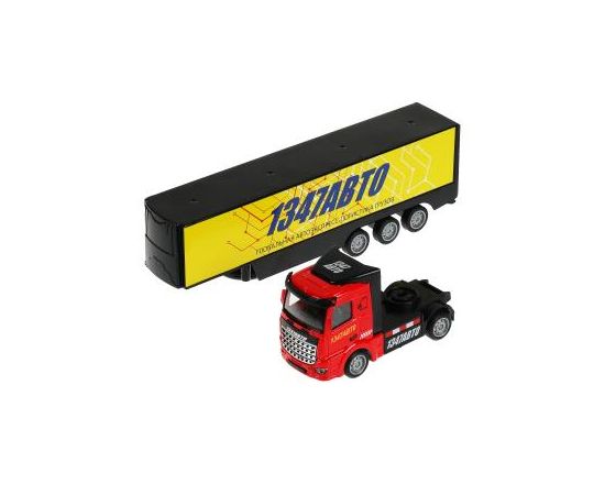 Машина металл свет-звук ГРУЗОВИК 32 см, подвиж. дет., багаж., инерц 342383 342383