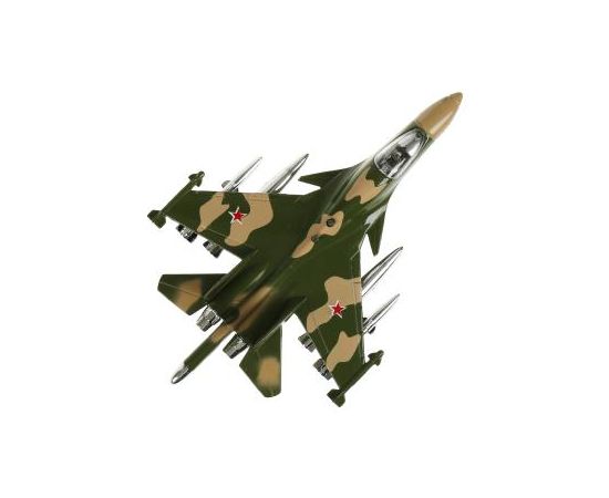 Модель металл свет-звук ИСТРЕБИТЕЛЬ 19,5 см, инерция 343271 343271