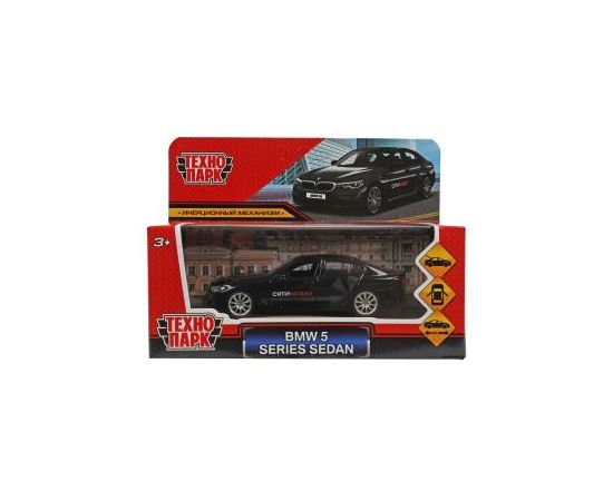 Машина металл BMW 5-ER SEDAN СИТИ МОБИЛ 12 см, двери, багаж, черный 347925 347925