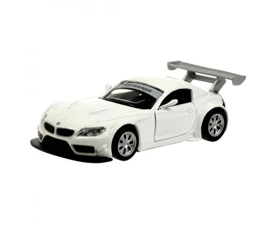 Машина металл BMW z-4 gt3, 11,3 см, двери, инерция, белый 350621 350621