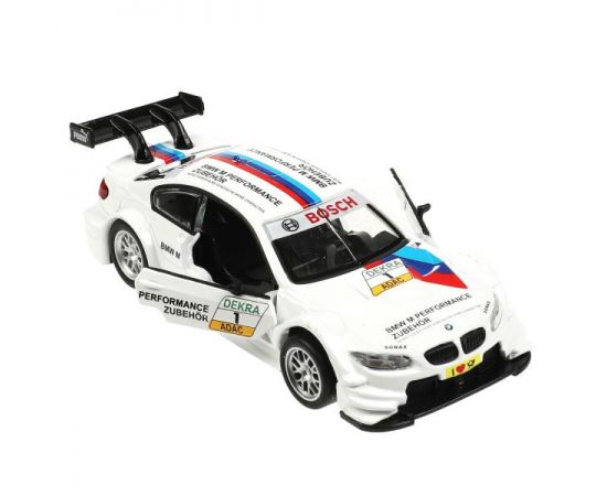Машина металл BMW m3 dtm, 11,3 см, двери, инерция, белый 350622 350622