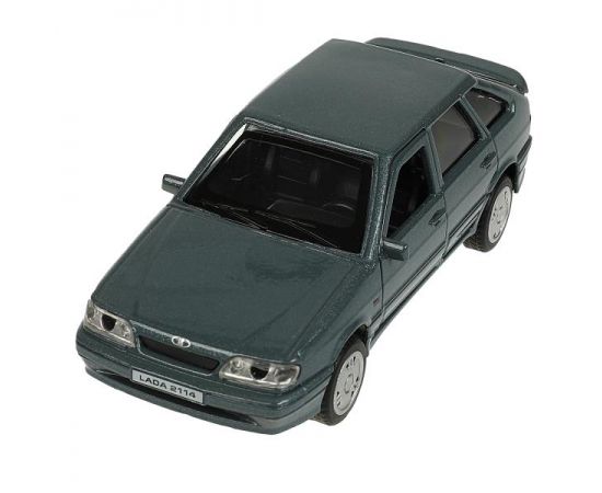 Машина металл LADA -2114 "SAMARA" 12 см, двер, баг, ин, мокрый асфальт 360180 360180