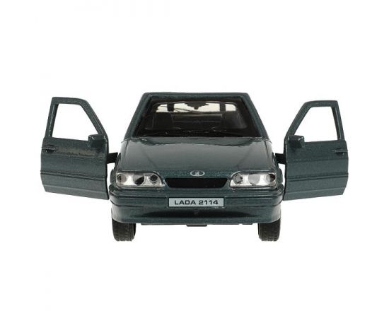 Машина металл LADA -2114 "SAMARA" 12 см, двер, баг, ин, мокрый асфальт 360180 360180